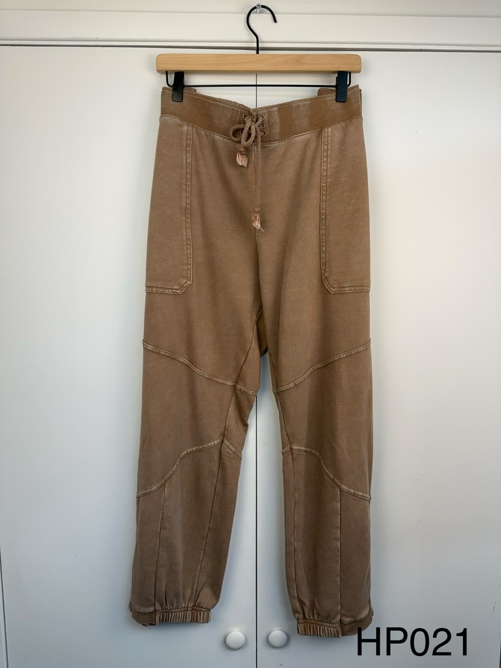 Daily Practice Anthropologie Utility Moto Jogger Pants XL Taupe